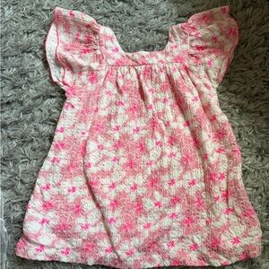 Zara Pink and White Kids Blouse